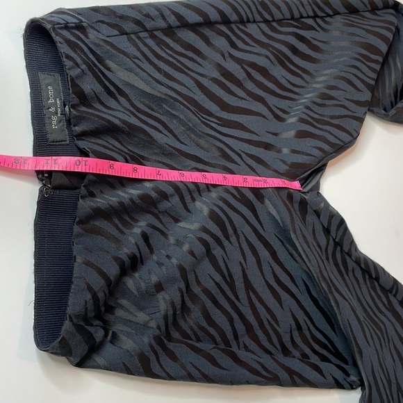 Rag & Bone Simone black zebra pants size 0 - Picture 10 of 11